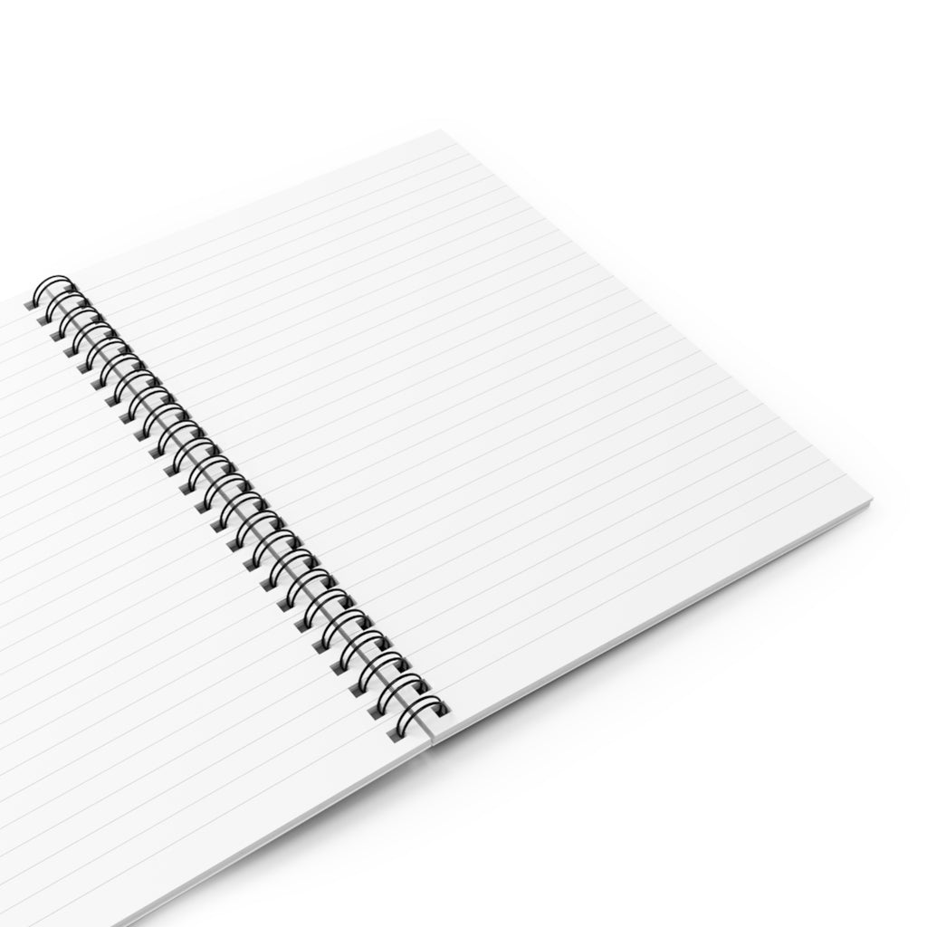 Rejoice! Floral Christian Spiral Notebook — Philippians 4:4 Ruled Journal
