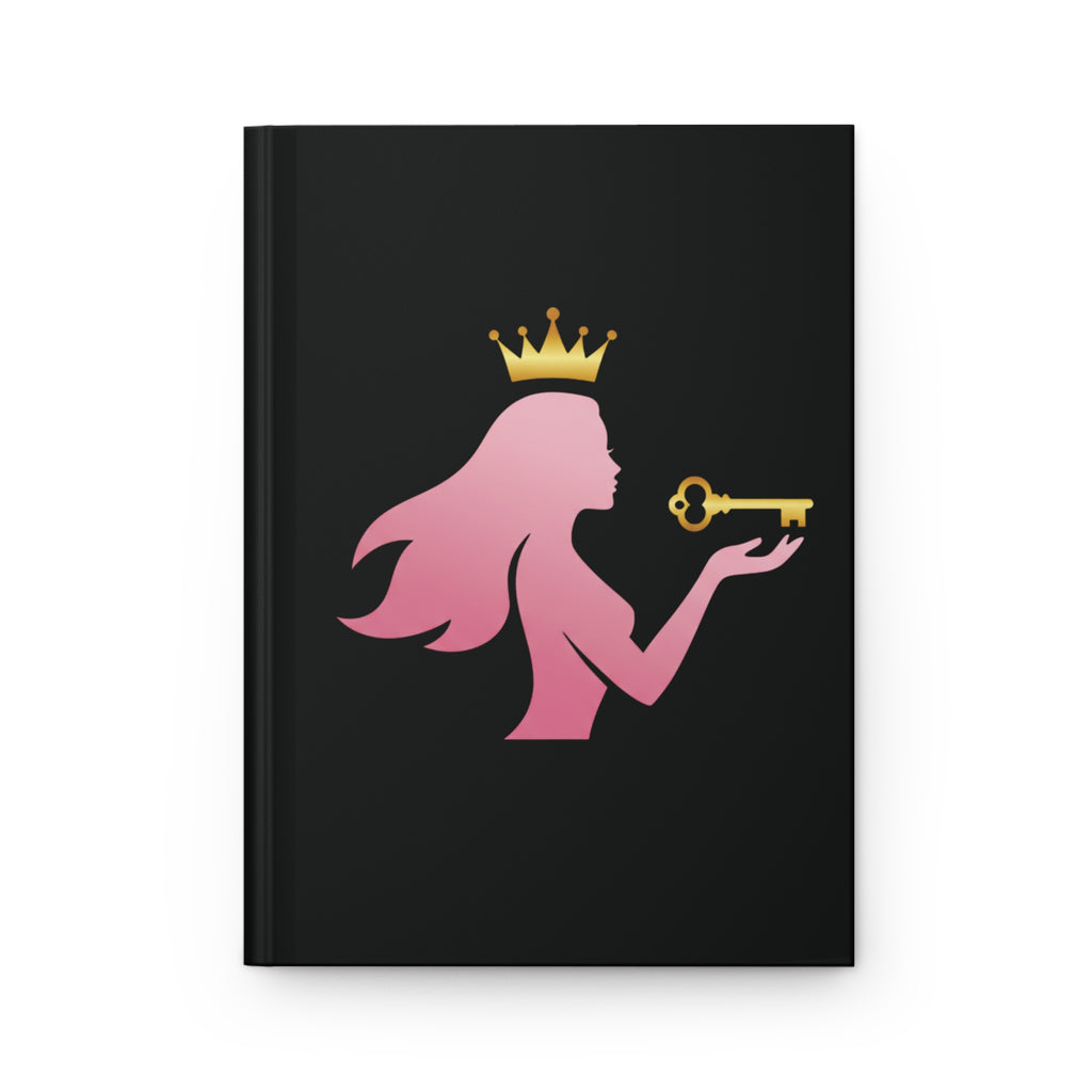 Princess Silhouette Journal — 'Key to My Kingdom' Hardcover Notebook